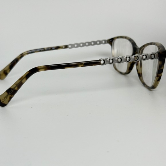 Coach HC 6121 Eyeglasses Grey Green Tortoise Cat Eye Frames 5518 55-17-140 22129 - Picture 4 of 7